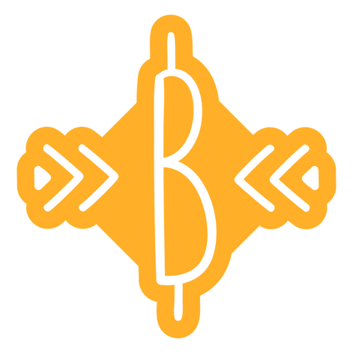 Währung ausgeschnittener Baht PNG-Design