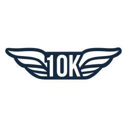 Abzeichen schneiden 10k aus PNG-Design
