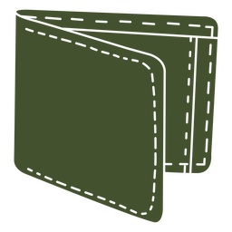 Recorte de billetera Diseño PNG