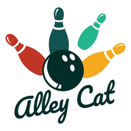 Flaches Zitat der Straßenkatze PNG-Design