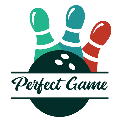 Perfect game flat quote PNG Design
