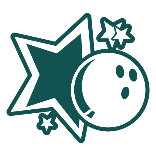 Bowling cut out star