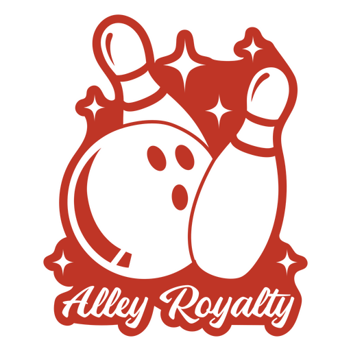 Alley royalty cut out quote PNG Design