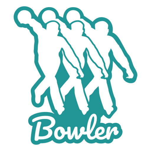 Bowler cortar citação de boliche Desenho PNG