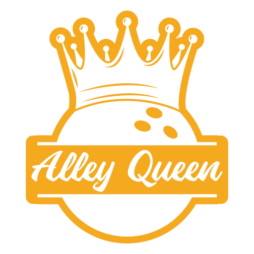 Alley queen recortada citação amarela Desenho PNG