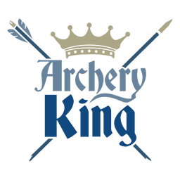 Archery king quote badge Transparent PNG