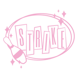 Cita de trazo lleno de huelga rosa Diseño PNG