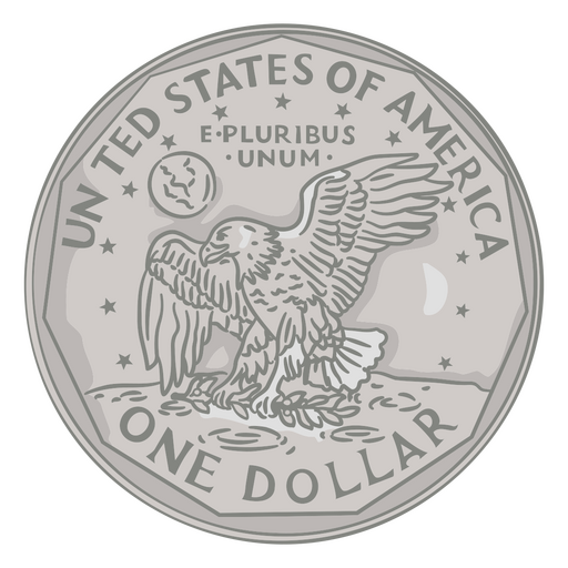 cauda de ilustração de um dólar Desenho PNG