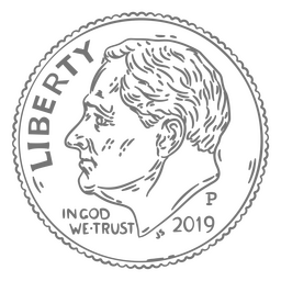Groschenschlagkopf PNG-Design