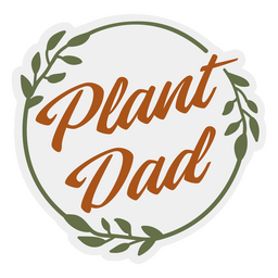Distintivo de citação de pai de planta Desenho PNG