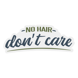 Sem distintivo de citação de pai de cabelo Desenho PNG