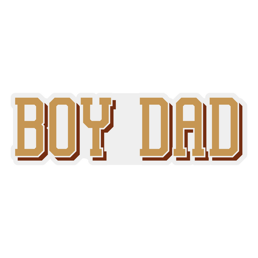 Insignia de cita de papá de niño Diseño PNG