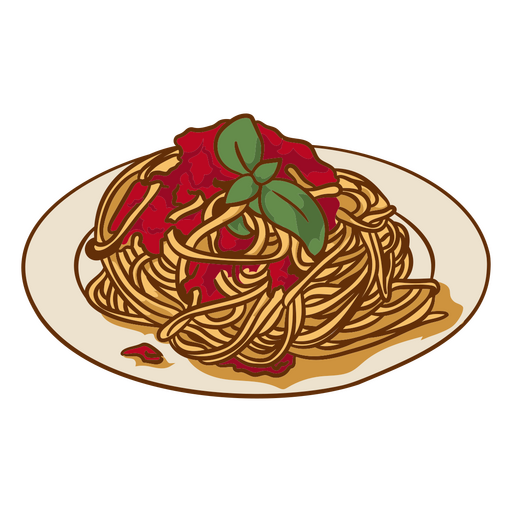 Pasta illustration food PNG Design