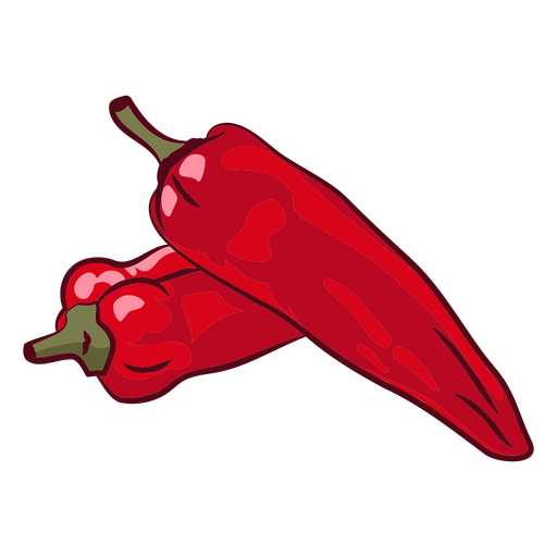 Comida de ilustração de pimenta Desenho PNG