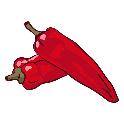 Pepper illustration food PNG Design
