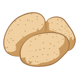 Patata ilustración comida