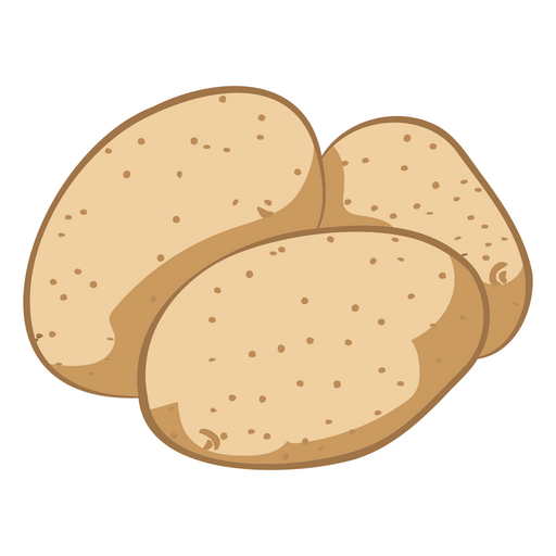 Potato illustration food PNG Design