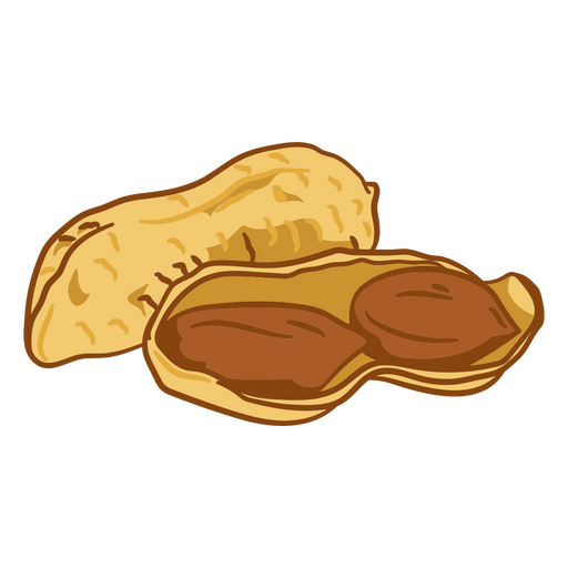 Comida de ilustração de amendoim Desenho PNG