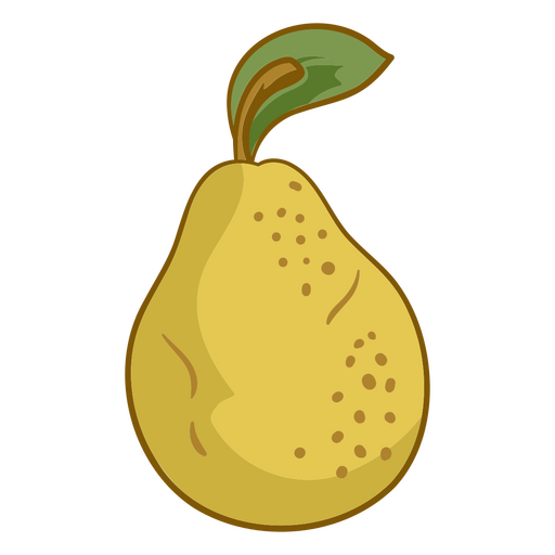 Pear illustration food PNG Design