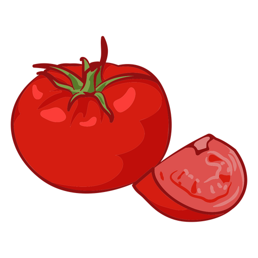 Comida de ilustração de tomate