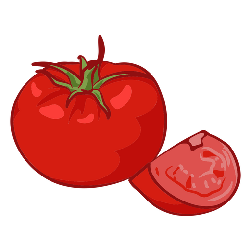 Comida de ilustração de tomate Desenho PNG