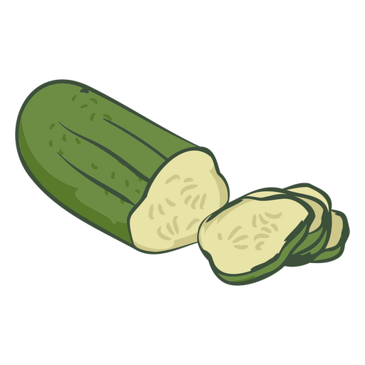 Cucumber illustration food PNG Design