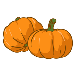 Comida de ilustração de abóbora Desenho PNG