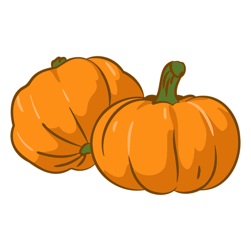 Comida de ilustración de calabaza Diseño PNG