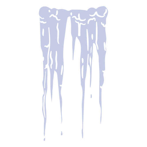 Frozen water drops  PNG Design