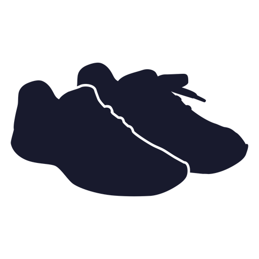 Running shoe silhouette PNG Design