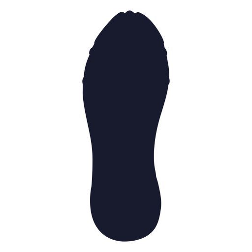 Silhouette der Laufschuhsohle PNG-Design