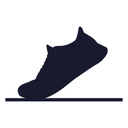 Silhueta de esporte de tênis de corrida Desenho PNG