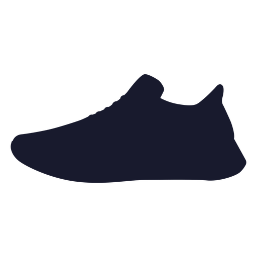 Silhouette der Laufschuhkleidung PNG-Design