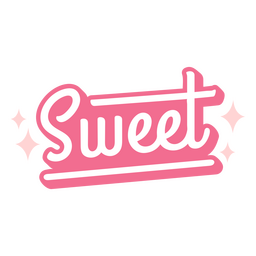 Sweet Lettering Cute Quote PNG & SVG Design For T-Shirts