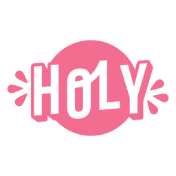 Citação fofa de curso cheio de santo Desenho PNG