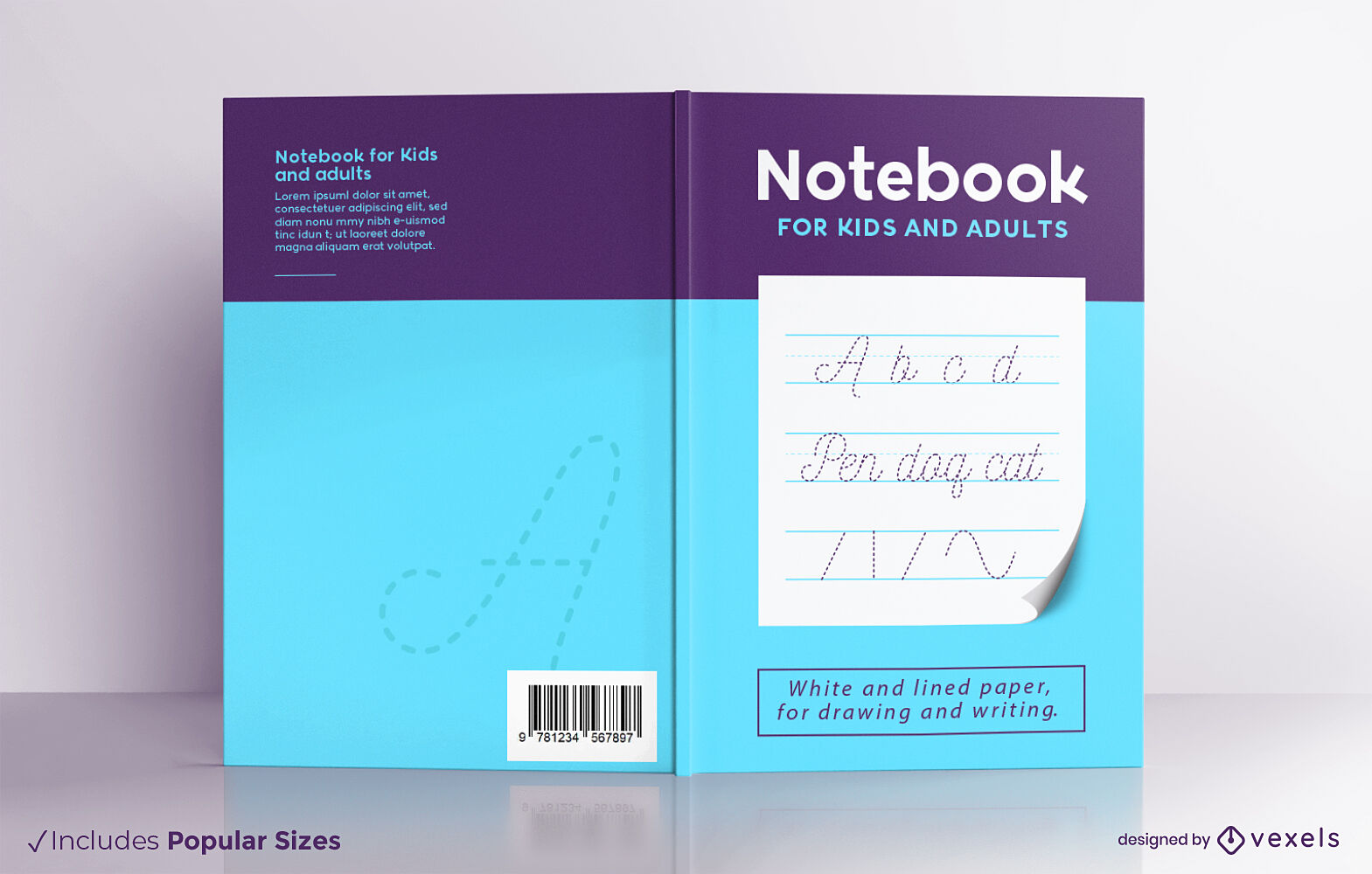 Notebook Cover Vector Art, Icons, and Graphics for Free Download