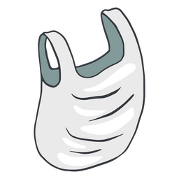 Trash plastic bag PNG Design
