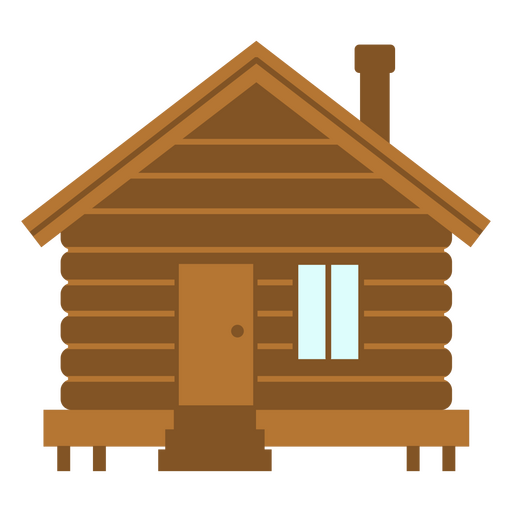 Wooden flat cabin