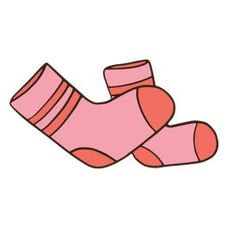 Pair of socks PNG Design