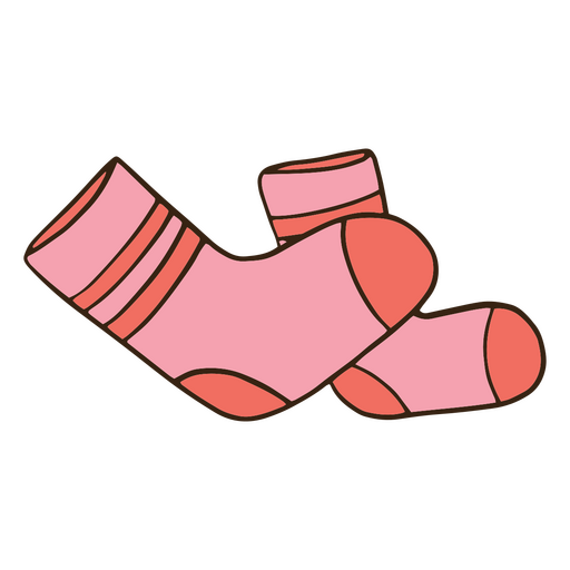 Pair of socks PNG Design