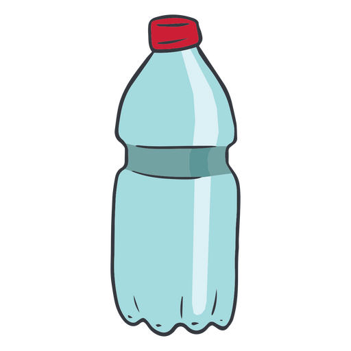 Müll aus Plastikflaschen PNG-Design