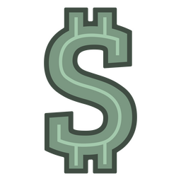 Dollar symbol currency icon PNG Design Transparent PNG