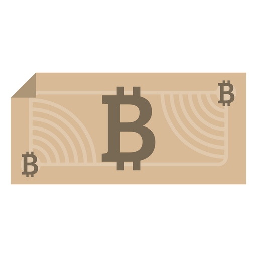 Ícone de moeda do símbolo de conta Bitcoin Desenho PNG