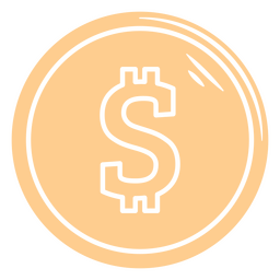 dólar, simple, moneda, símbolo, moneda, icono Transparent PNG