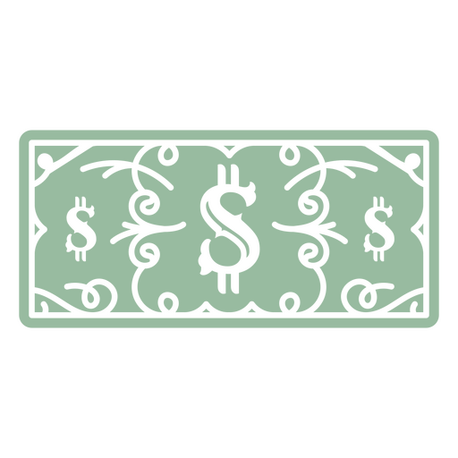 Symbol für die Währung der Dollar-Wirtschaftsrechnung PNG-Design