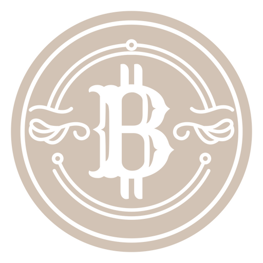 Bitcoin economía moneda moneda icono Diseño PNG