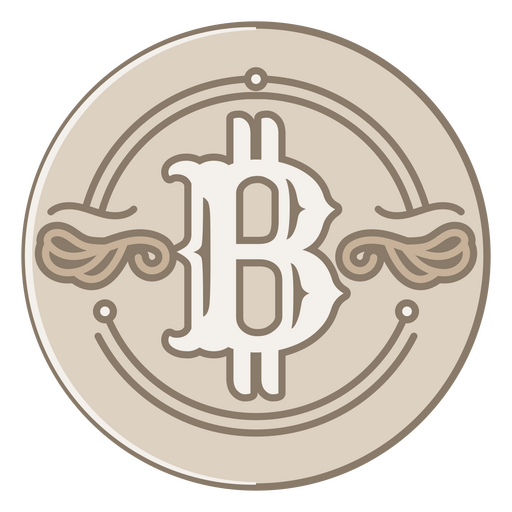 Bitcoin economía financia moneda moneda icono Diseño PNG