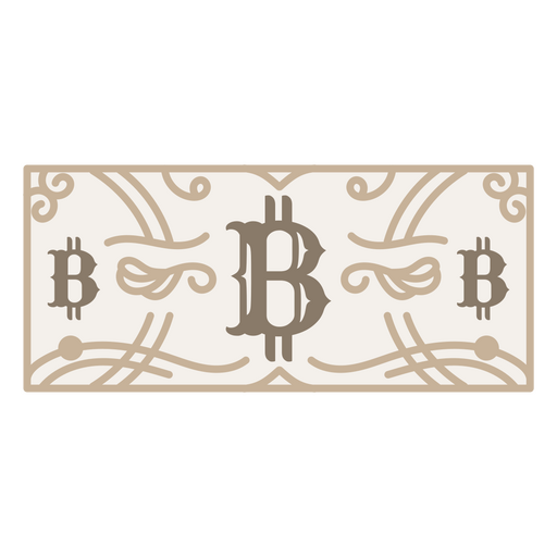 Bitcoin economy finances dollar currency icon PNG Design