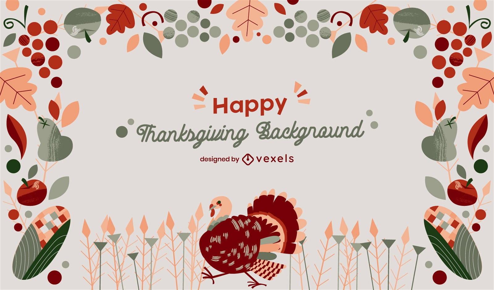 Thanksgiving-Feiertags-Hintergrunddesign