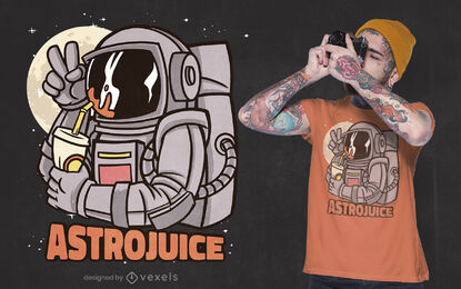 Astronautensaft-T-Shirt-Design